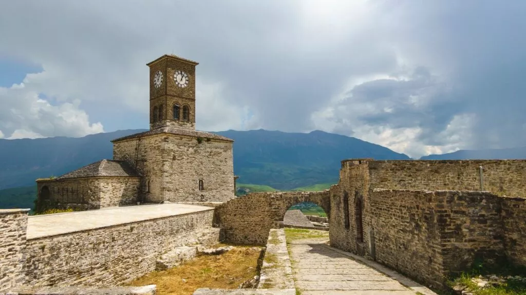 albanien burg von gjirokastra Albanien Burg Von Gjirokastra
