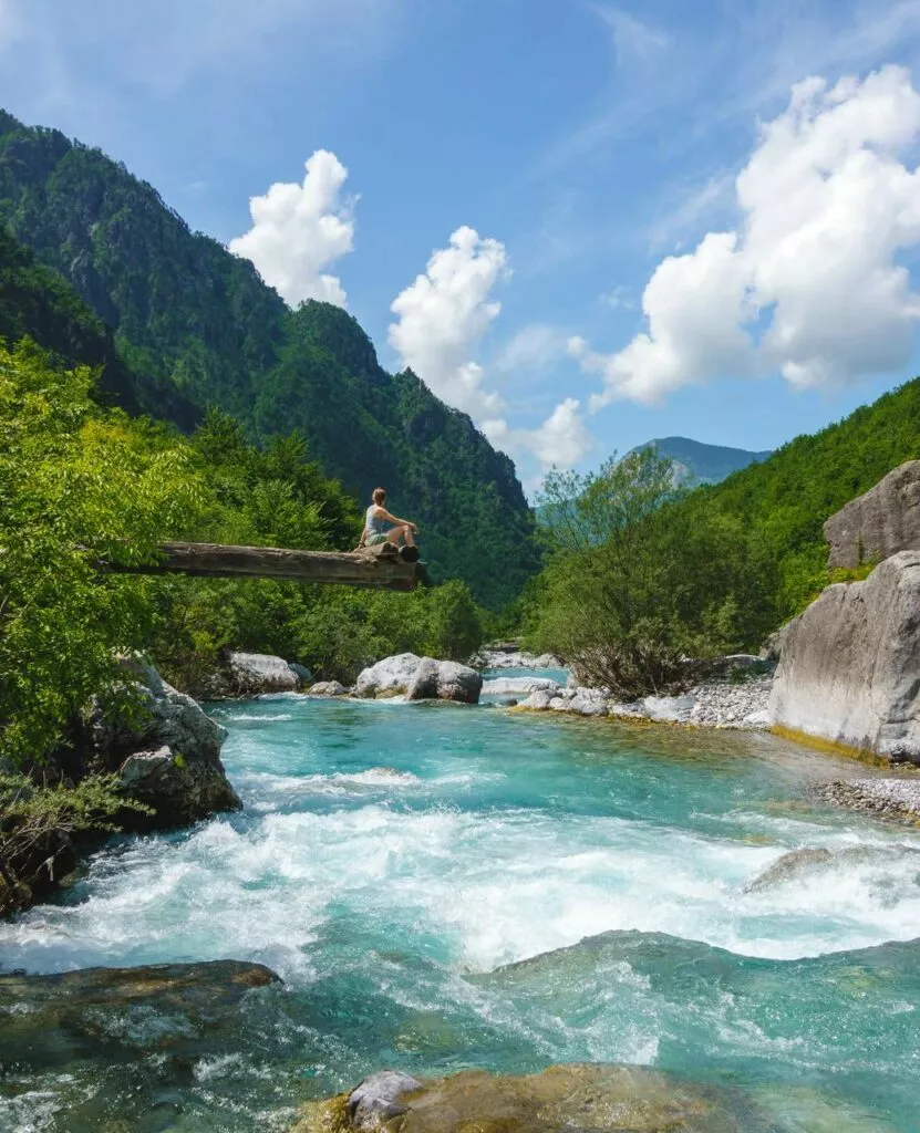 albanien fluss bei theth Albanien Fluss Bei Theth