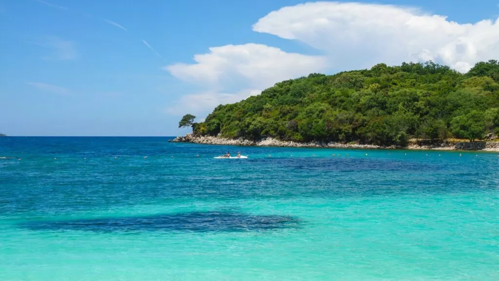 albanien strand von ksamil Albanien Strand von Ksamil