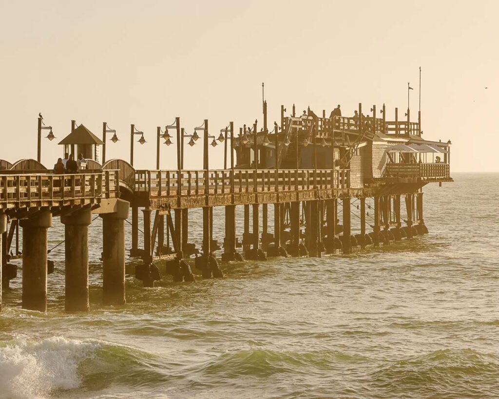 alte seebruecke in swakopmund namibia
