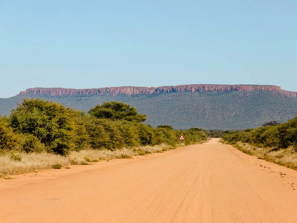 anreise zum waterberg die letzten kilometer