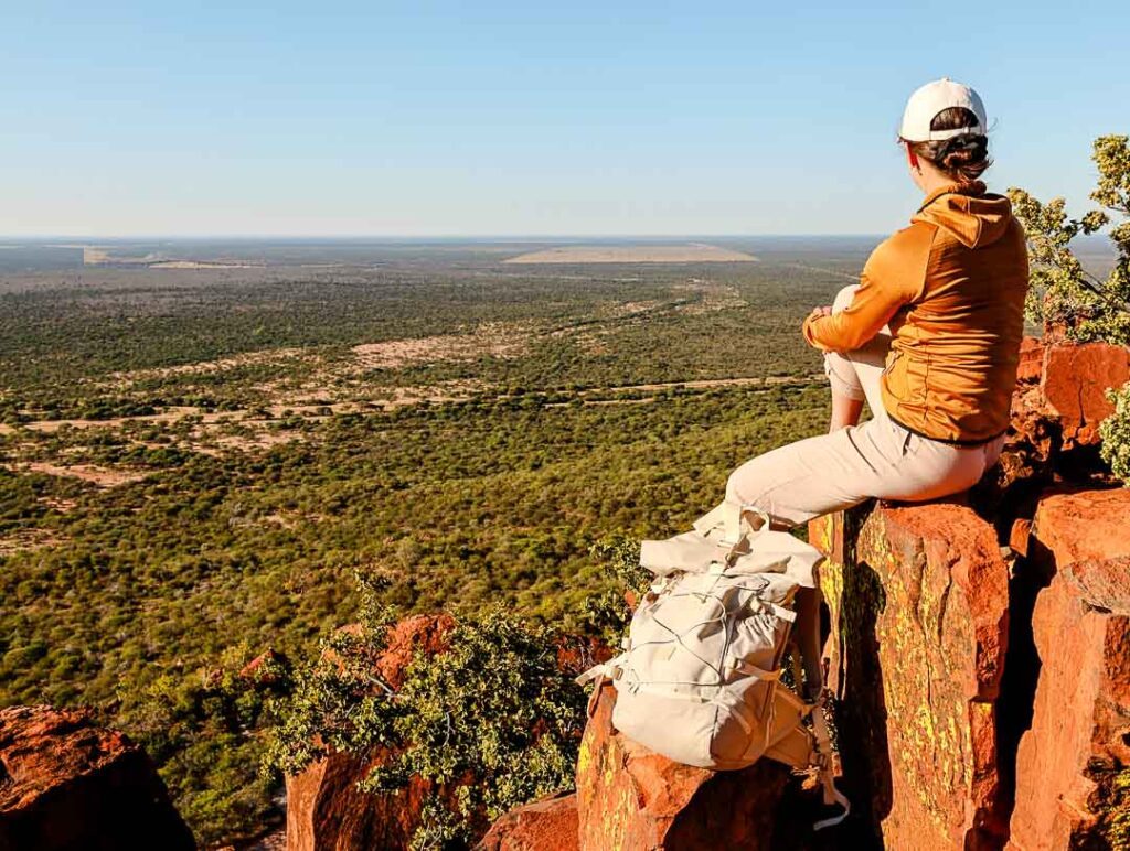 ausblick beim plateau hike waterberg wilderness namibia
