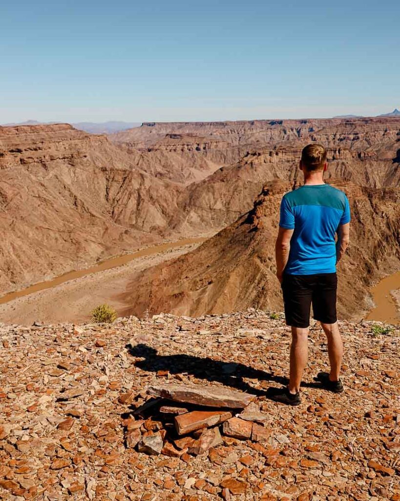 desert rim aussicht fish river canyon namibia