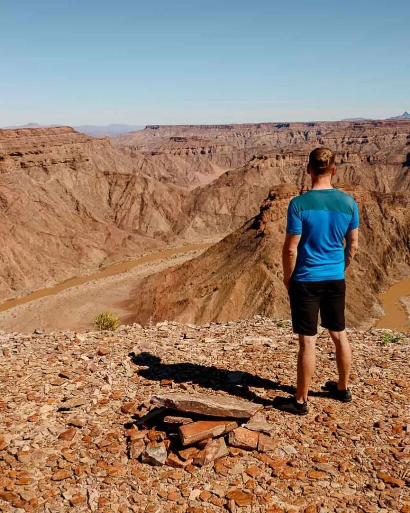 desert rim aussicht fish river canyon namibia desert rim aussicht fish river canyon namibia