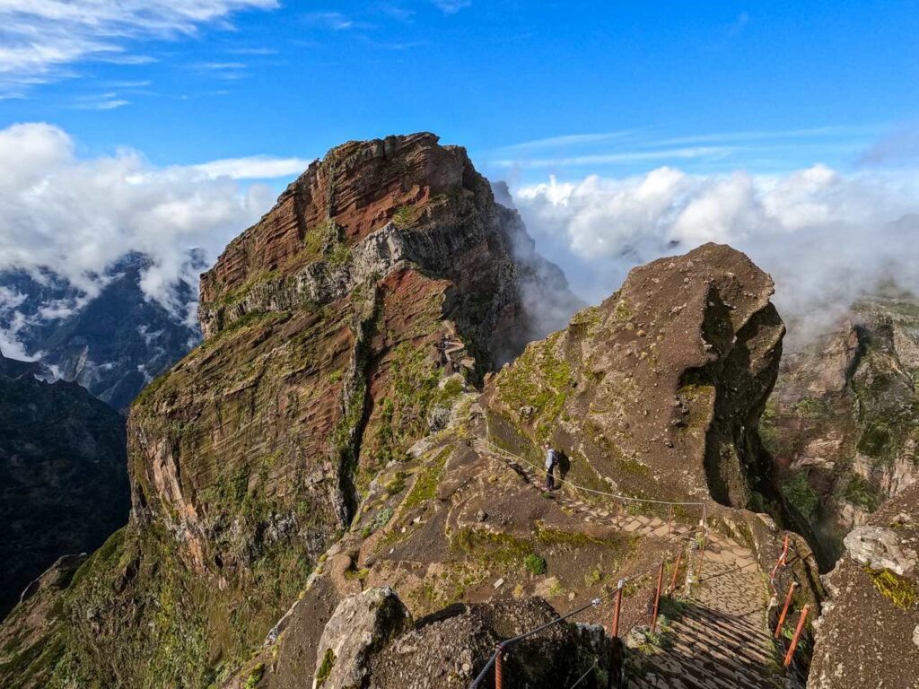 madeira beginn des wanderweges pico ruivo