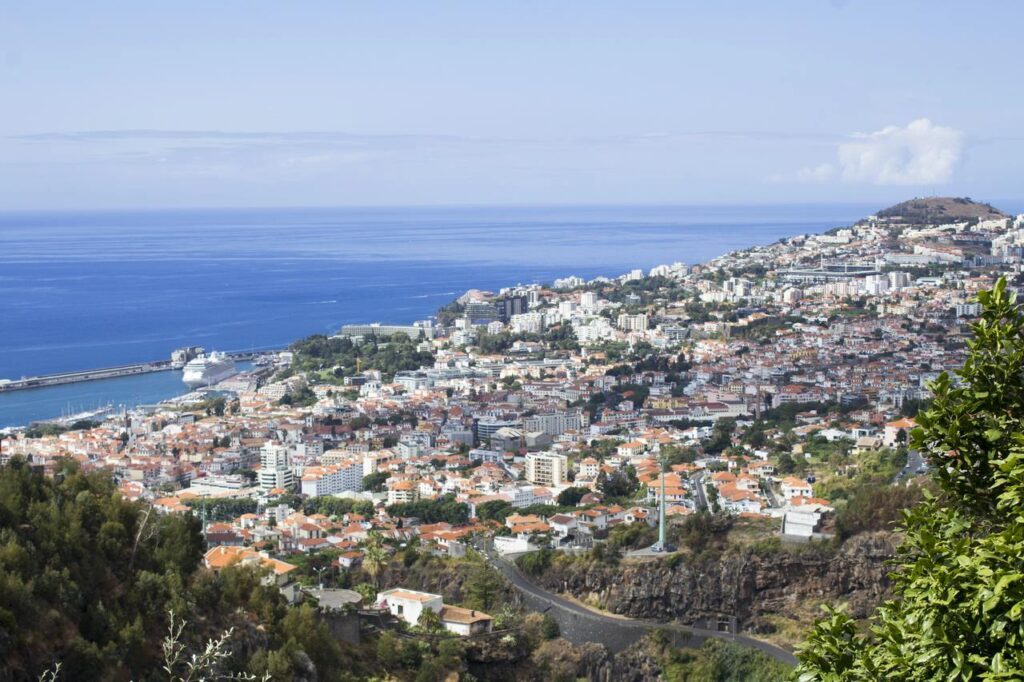 madeira blick auf funchal