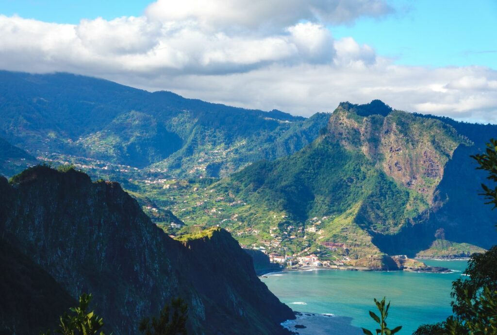 madeira bucht an der nordkueste