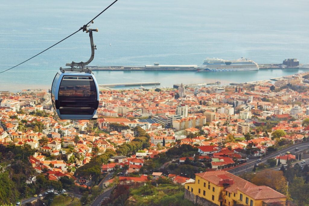 madeira seilbahn nach monte