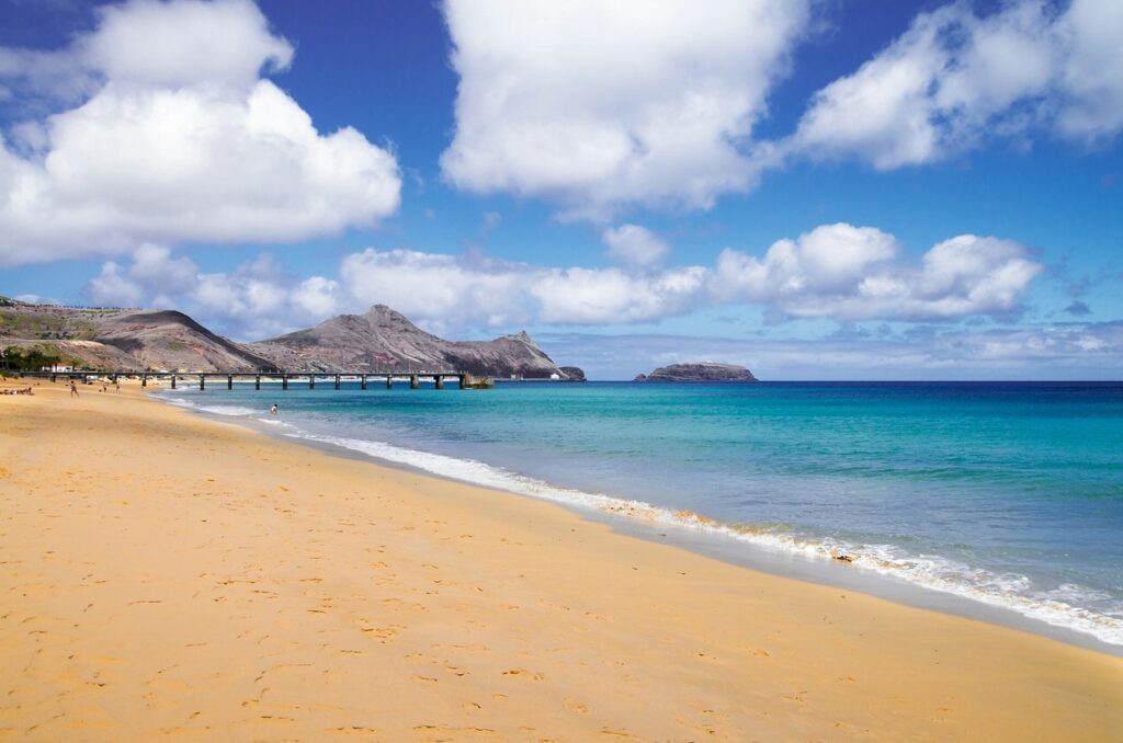 madeira strand von porto santo