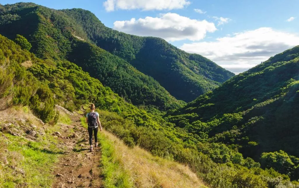Madeira Wanderung In Der Gruenen Natur