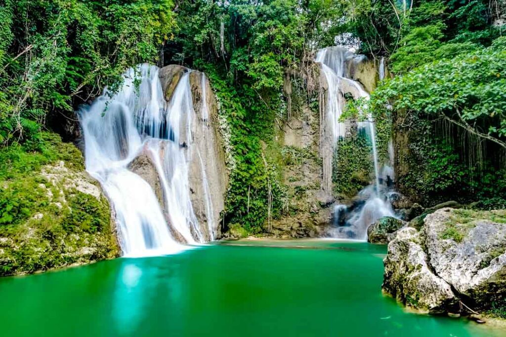 Philippinen Bohol Pahangog Wasserfall