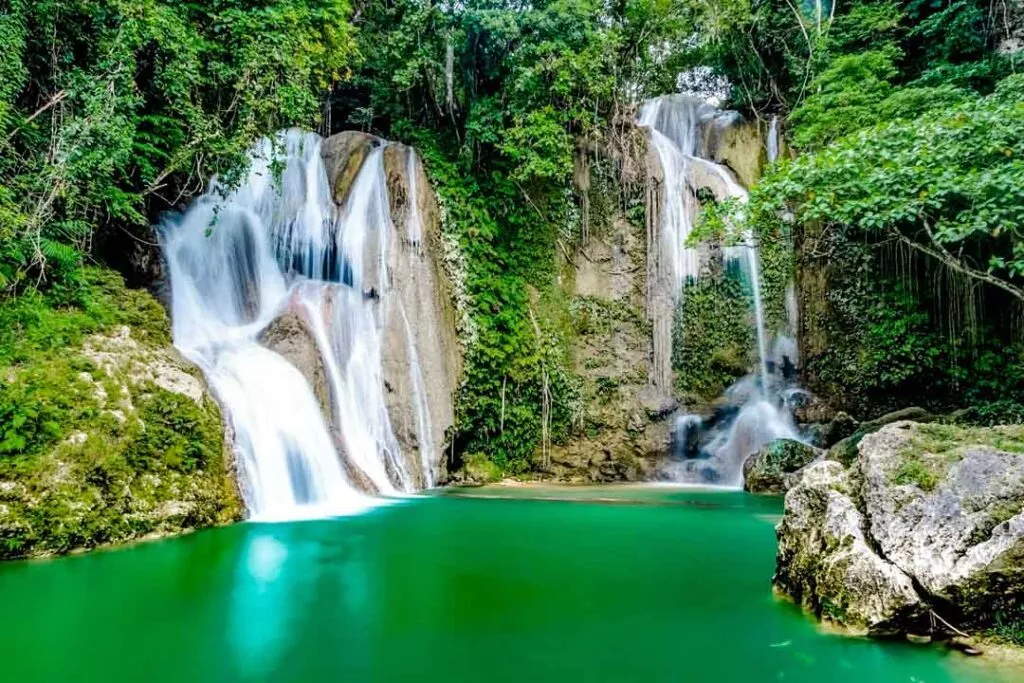 philippinen bohol pahangog wasserfall