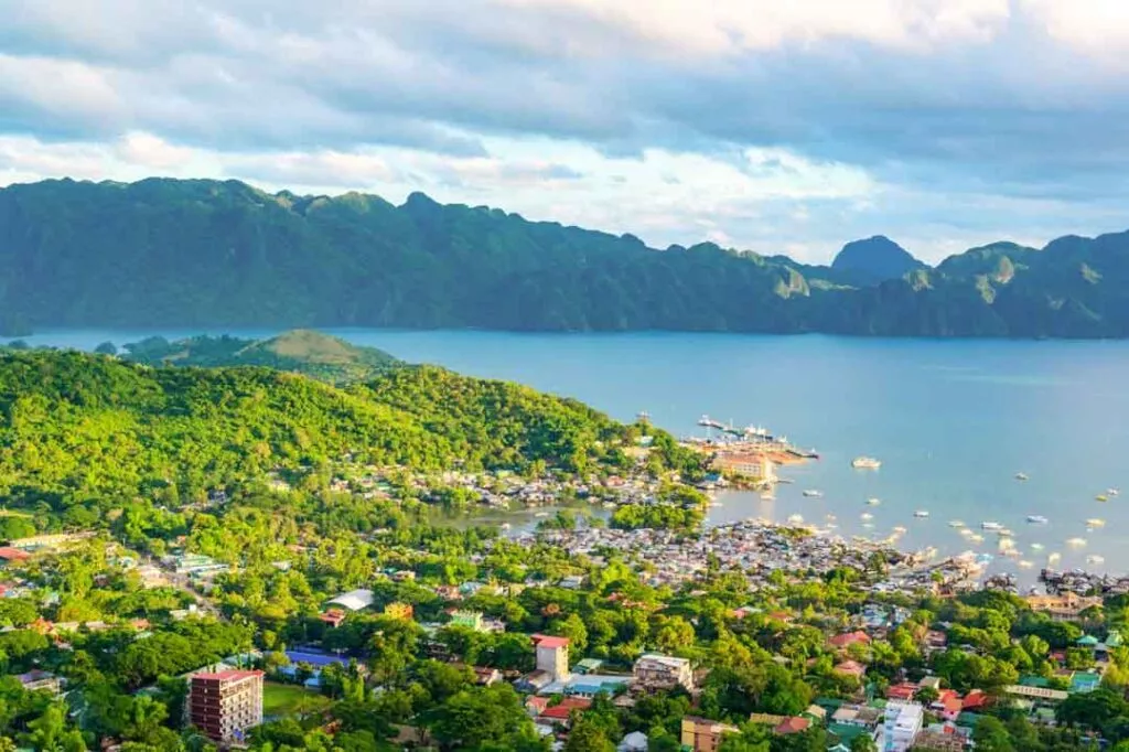 philippinen coron ausblick vom mount tapyas