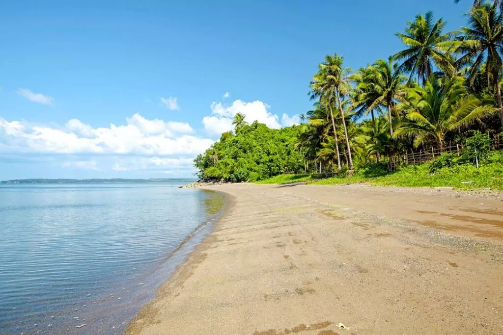 philippinen donsol strand