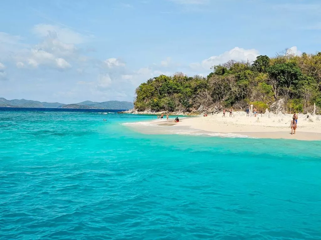philippinen el nido coron tour sandbank