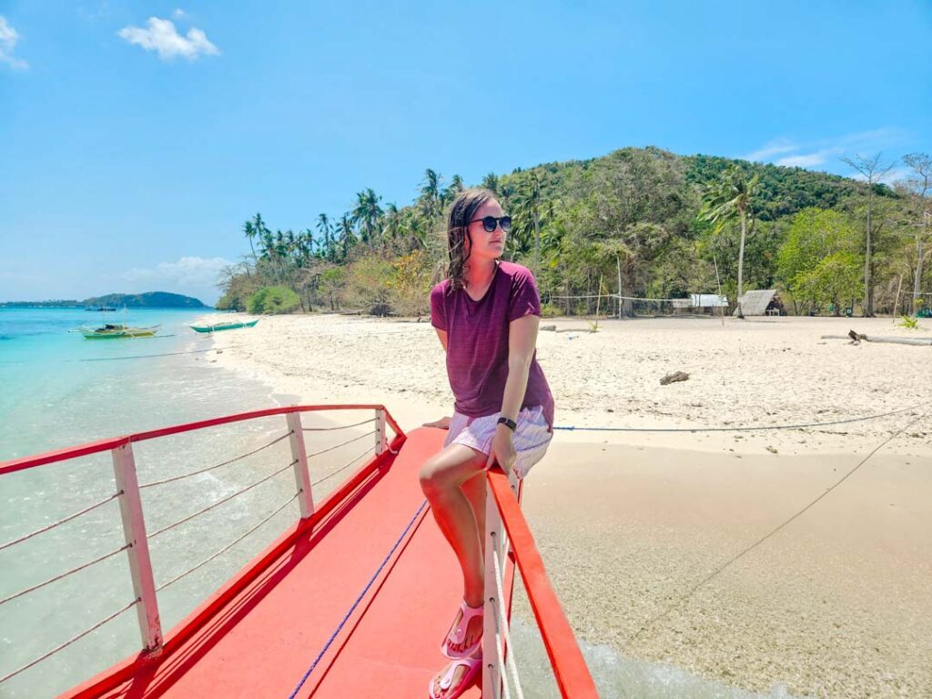 Philippinen El Nido Coron Tour Stopp Auf Insel