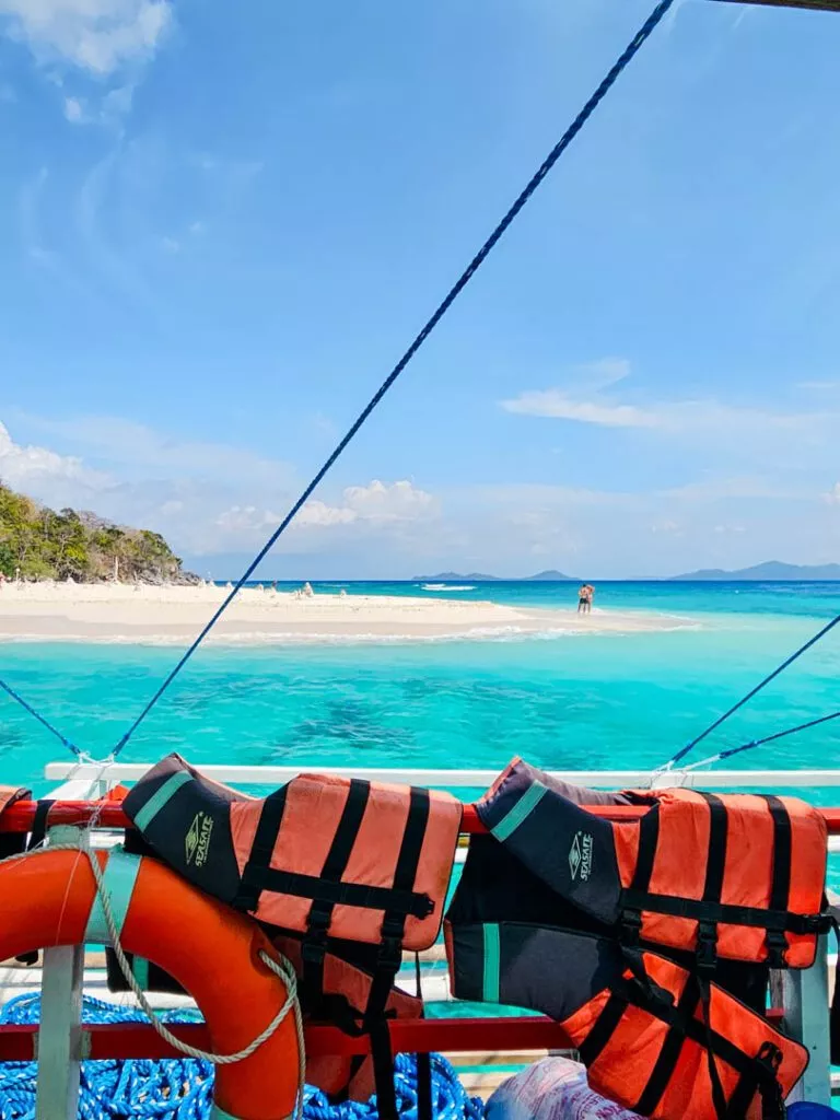 philippinen el nido coron tour wasserfarbe