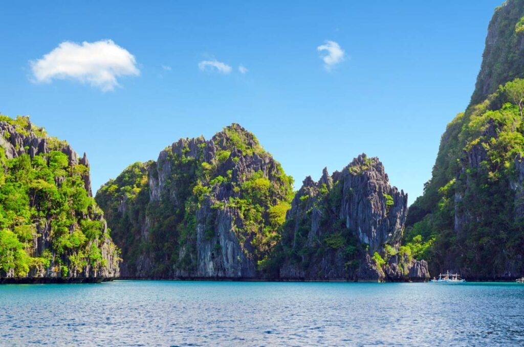 Philippinen El Nido Kalksteinfelsen