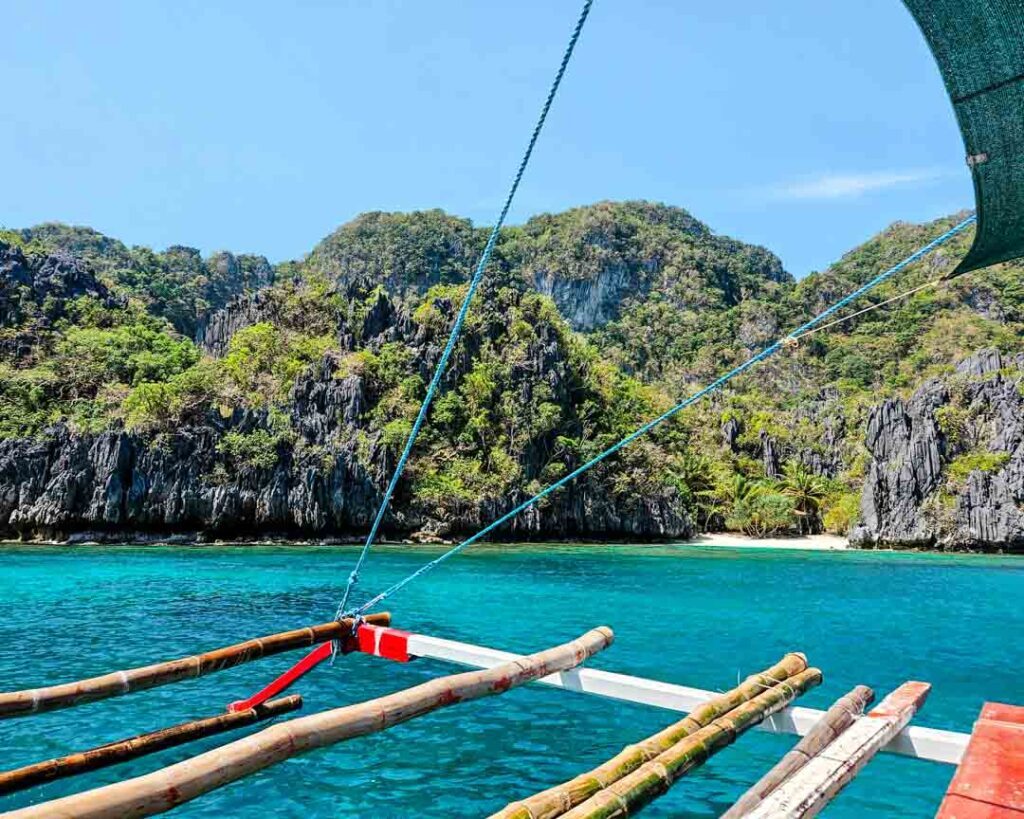 Philippinen El Nido Landschaft Auf Der Tour