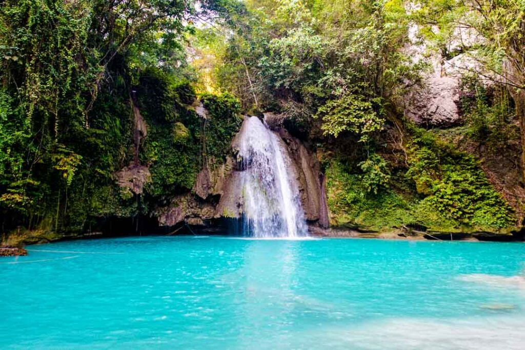 Philippinen Moalboal Kawasan Wasserfall