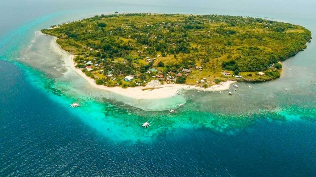 Philippinen Panglao Pamilacan Island Von Oben