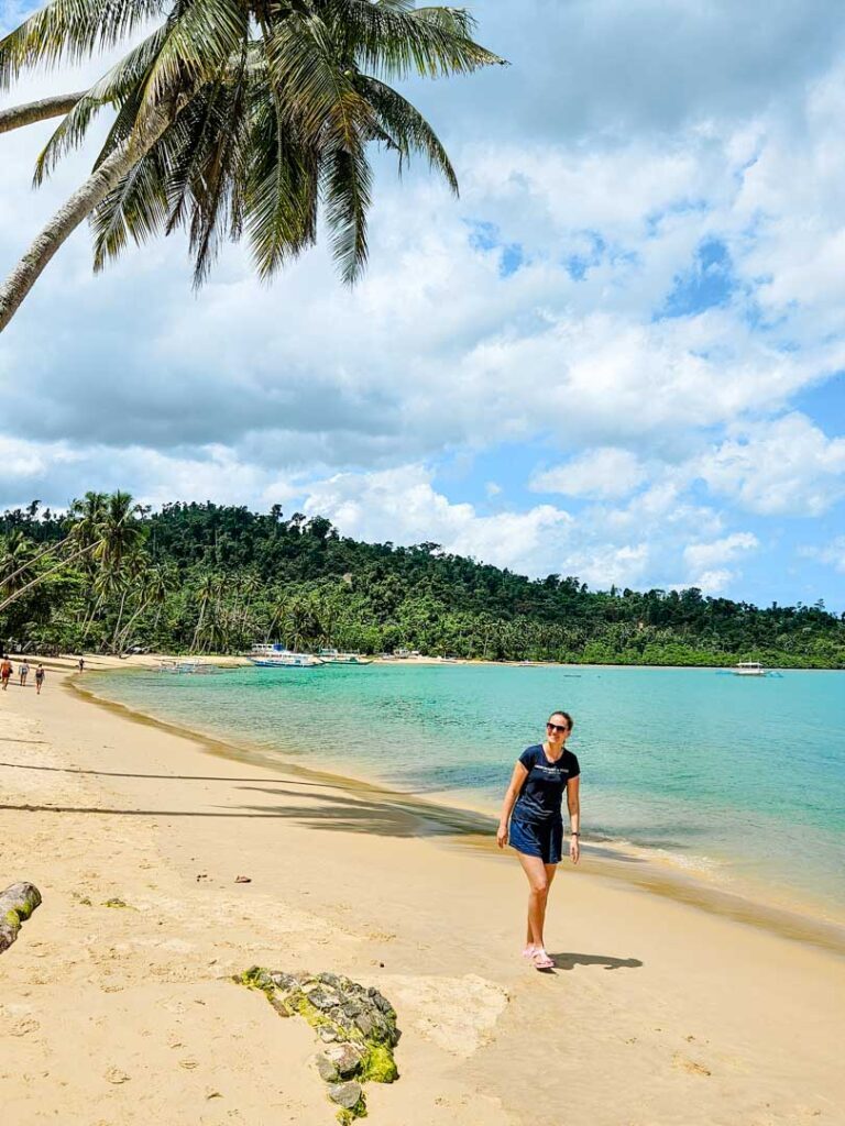 Philippinen Port Barton Strand