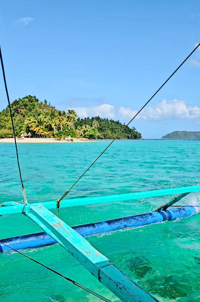 Philippinen Port Barton Wasserfarbe