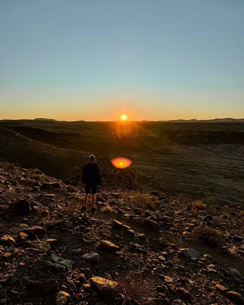 sonnenaufgangswanderung beim gondwana canyon village 2 sonnenaufgangswanderung beim gondwana canyon village 2