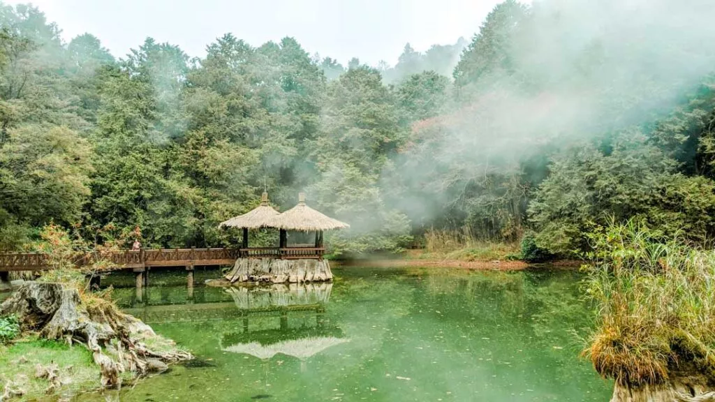 taiwan alishan sisters pond taiwan alishan sisters pond