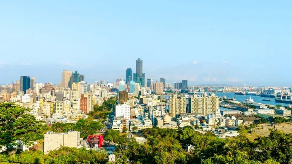 taiwan kaohsiung shoushan aussichtspunkt taiwan kaohsiung shoushan aussichtspunkt