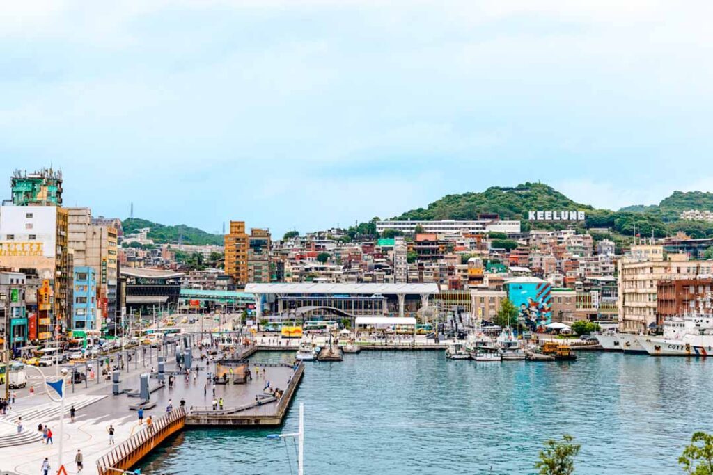 Taiwan Keelung Hafenbecken