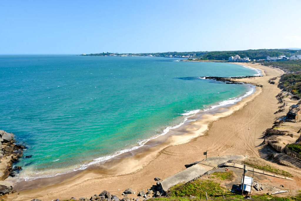 Taiwan Kenting Np Baishawan Beach Von Oben