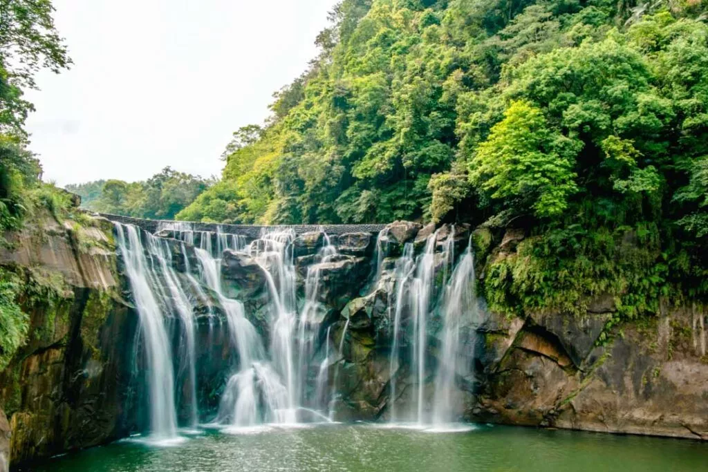 taiwan shifen wasserfall taiwan shifen wasserfall
