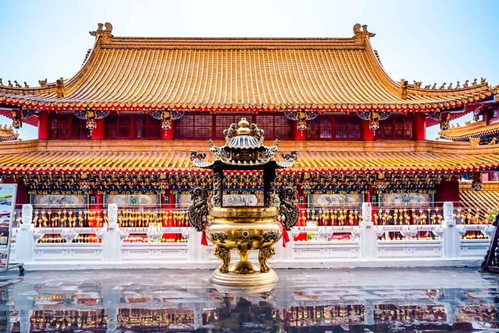 Taiwan Sonne-Mond-See Wenwu Tempel