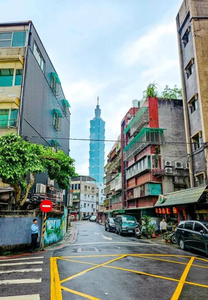 taiwan taipeh blick auf den taipei 101 taiwan taipeh blick auf den taipei 101