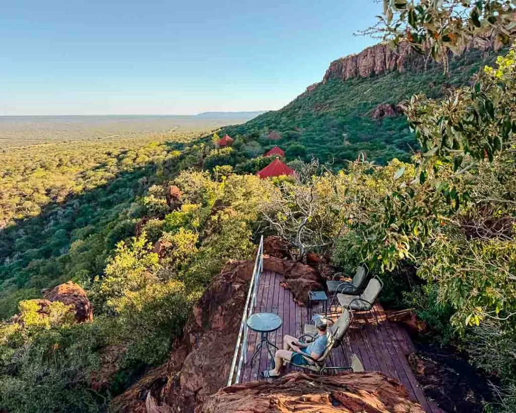 terrasse im waterberg plateau lodge