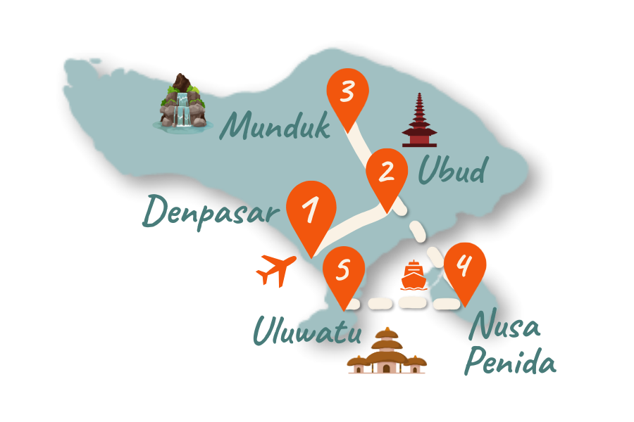 Bali Laenderkarte 2 Wochen 02 Bali Laenderkarte 2 Wochen 02