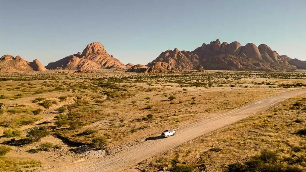 anreise zu spitzkoppe