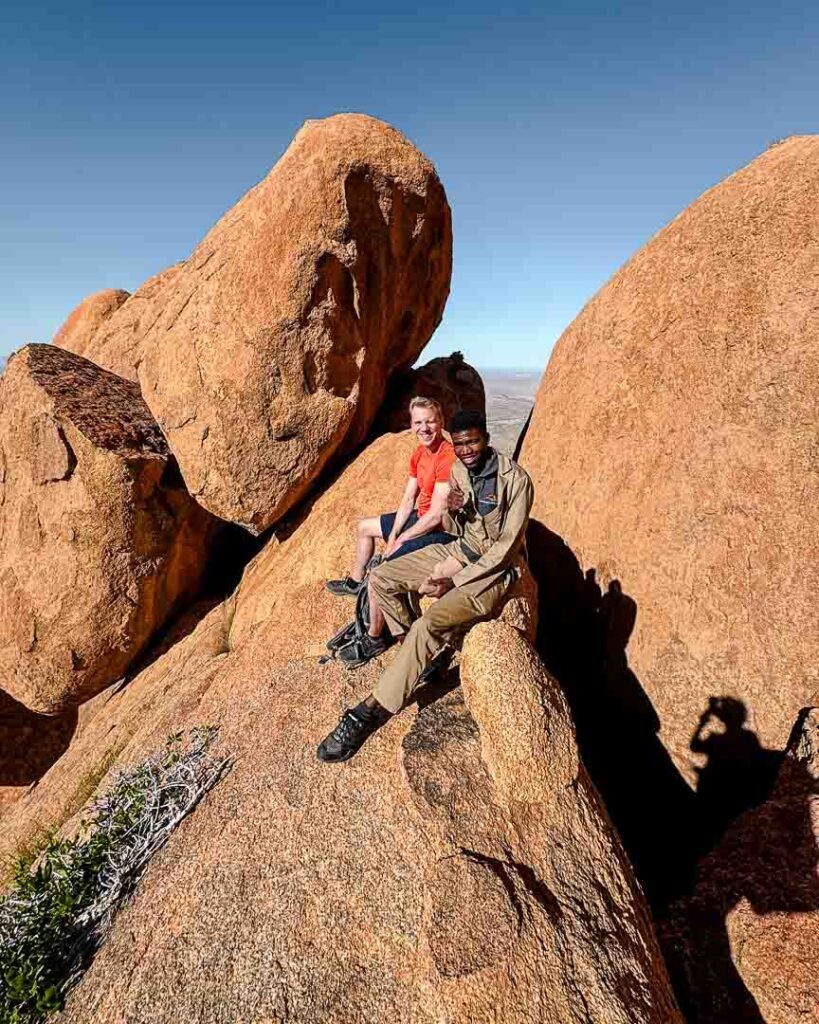 gipfel grosse spitzkoppe aussicht geniessen mit guide