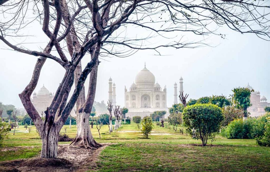 Indien Agra Mehtab Bagh Garten