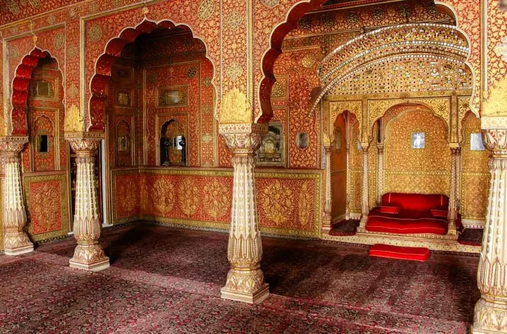 indien bikaner junagarh fort von innen