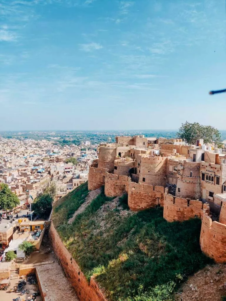 indien jaisalmer ausblick vom fort