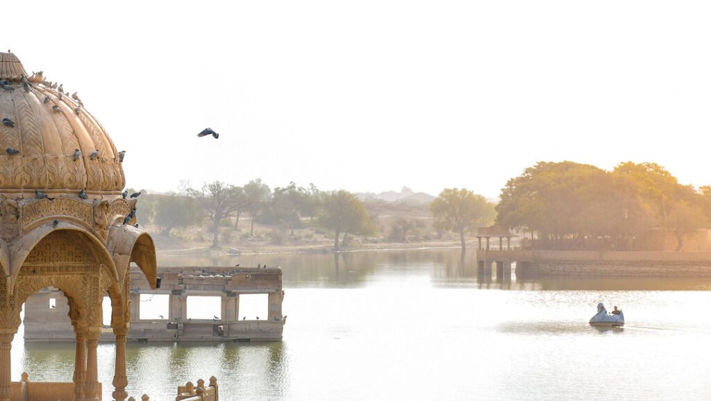 Indien Jaisalmer Gadisar See