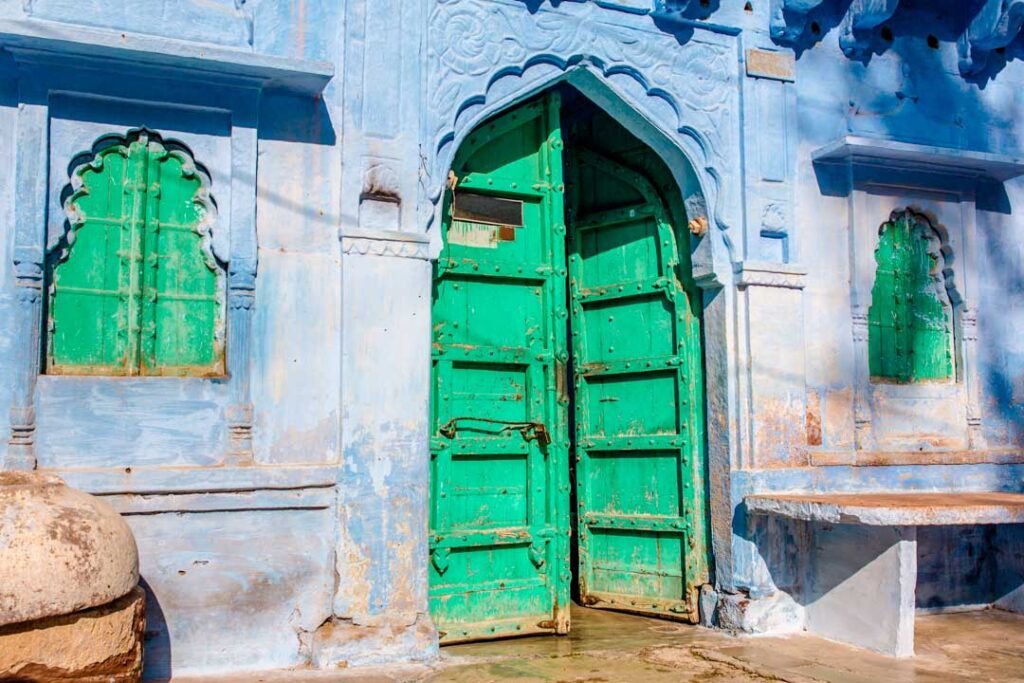 Indien Jodhpur Haus In Innenstadt