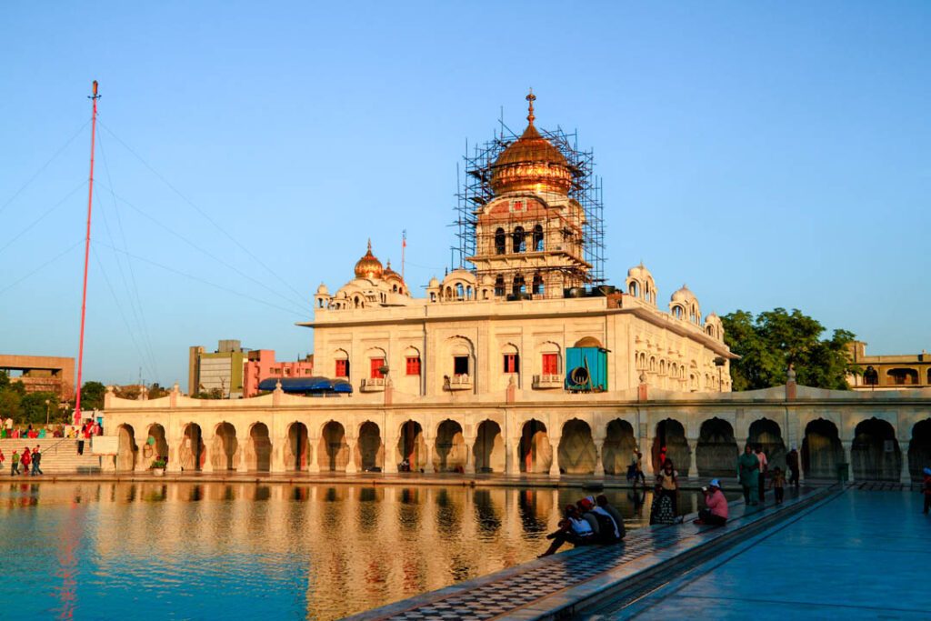 Indien Neu-Delhi Gurudwara Bangla Sahib