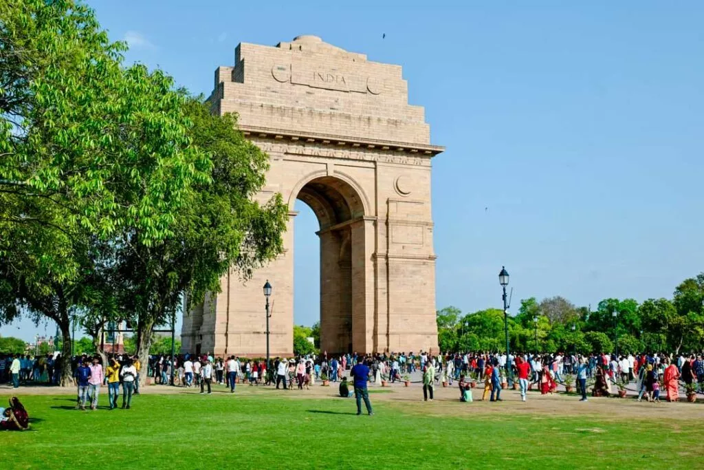 indien neu delhi india gate