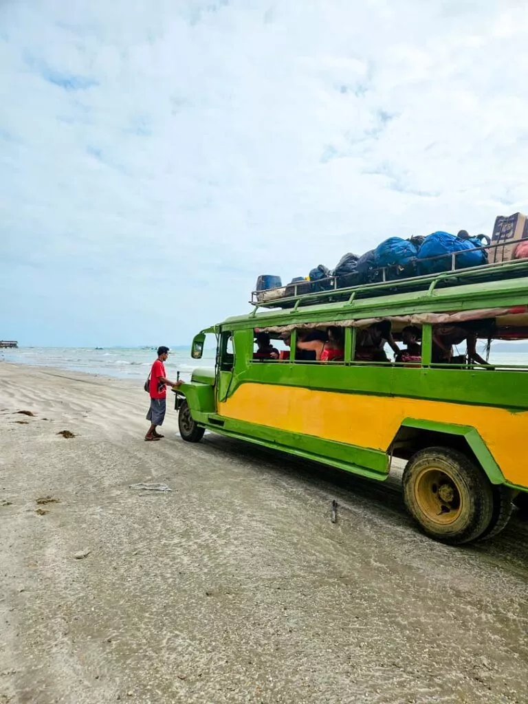 philippinen bootstour bus