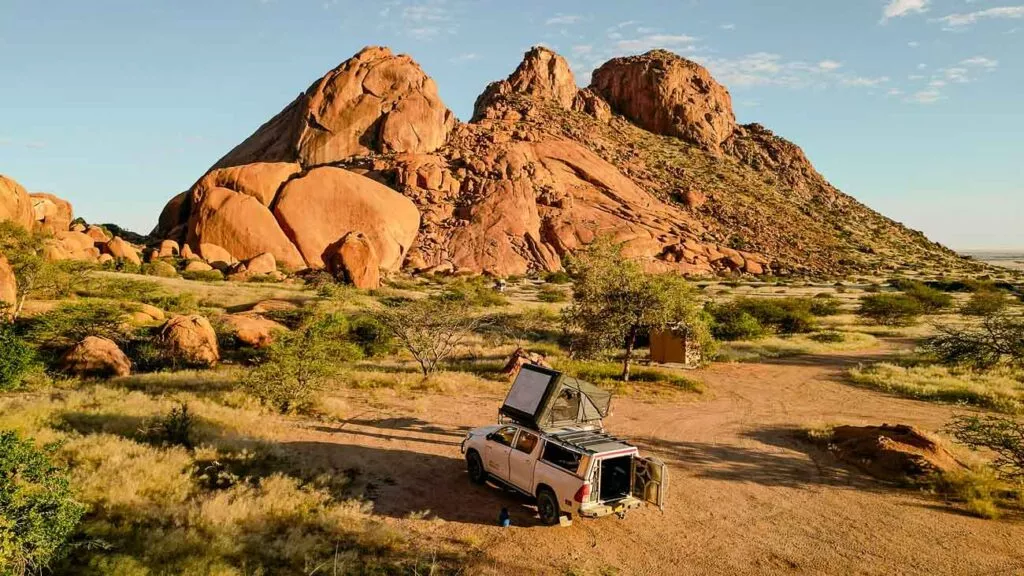 Spitzkoppe in Namibia, Tipps zum Camping, Wandern und mehr