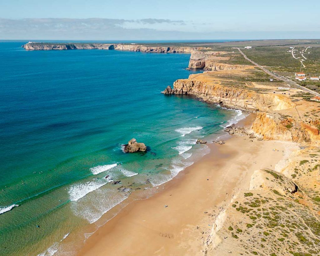 Surferstrand bei Sagres, Algarve