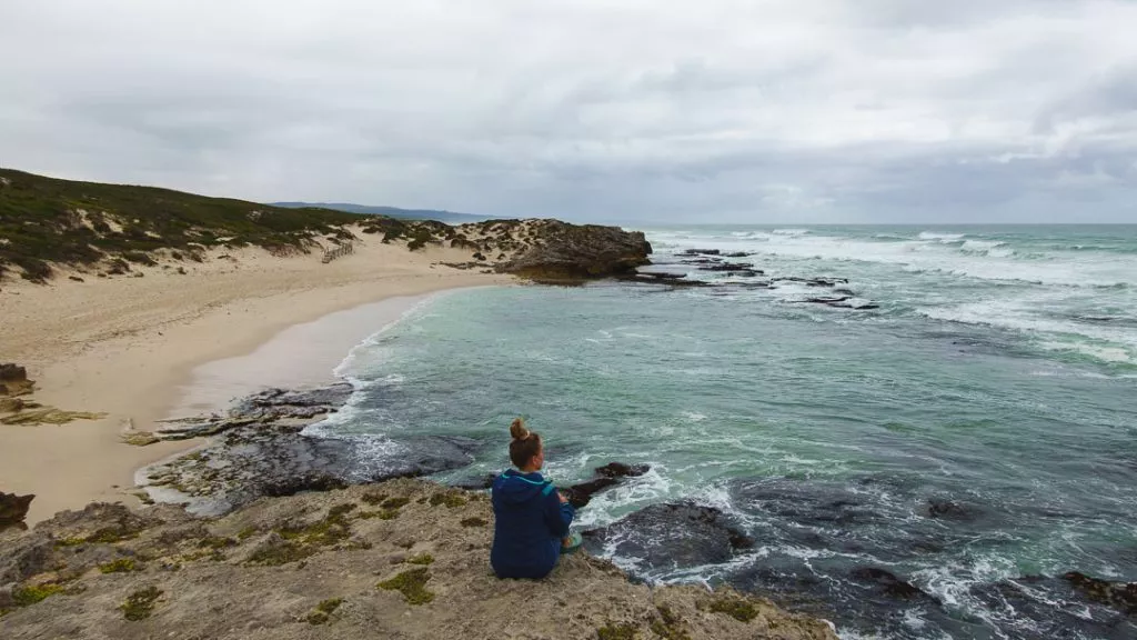 Suedafrika De Hoop Nature Reserve Duenen bei Koppie Alleen